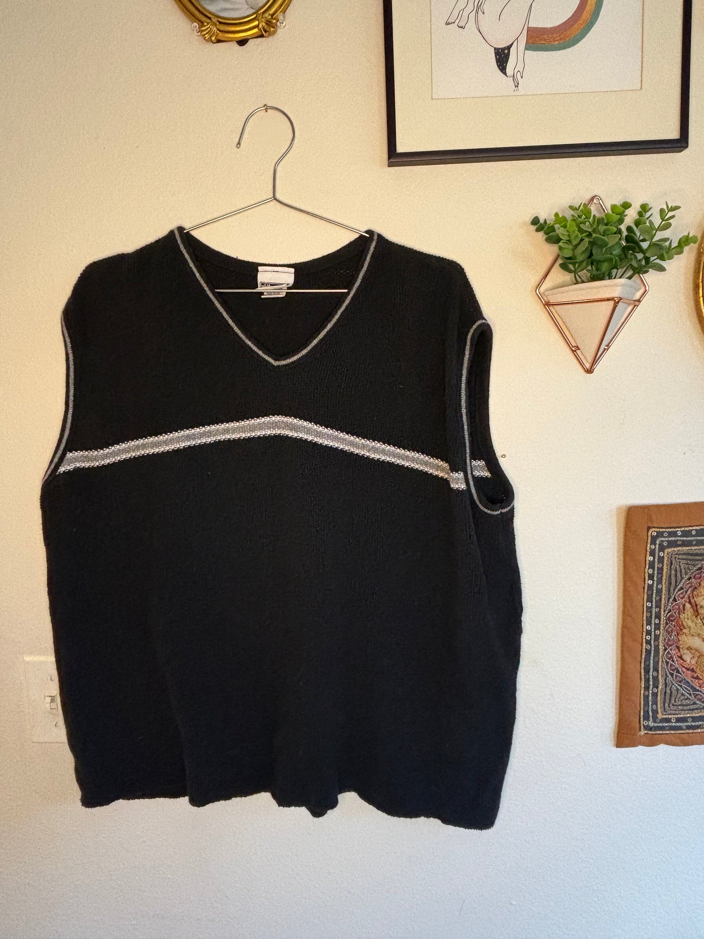 Vintage Knit Sweater Vest