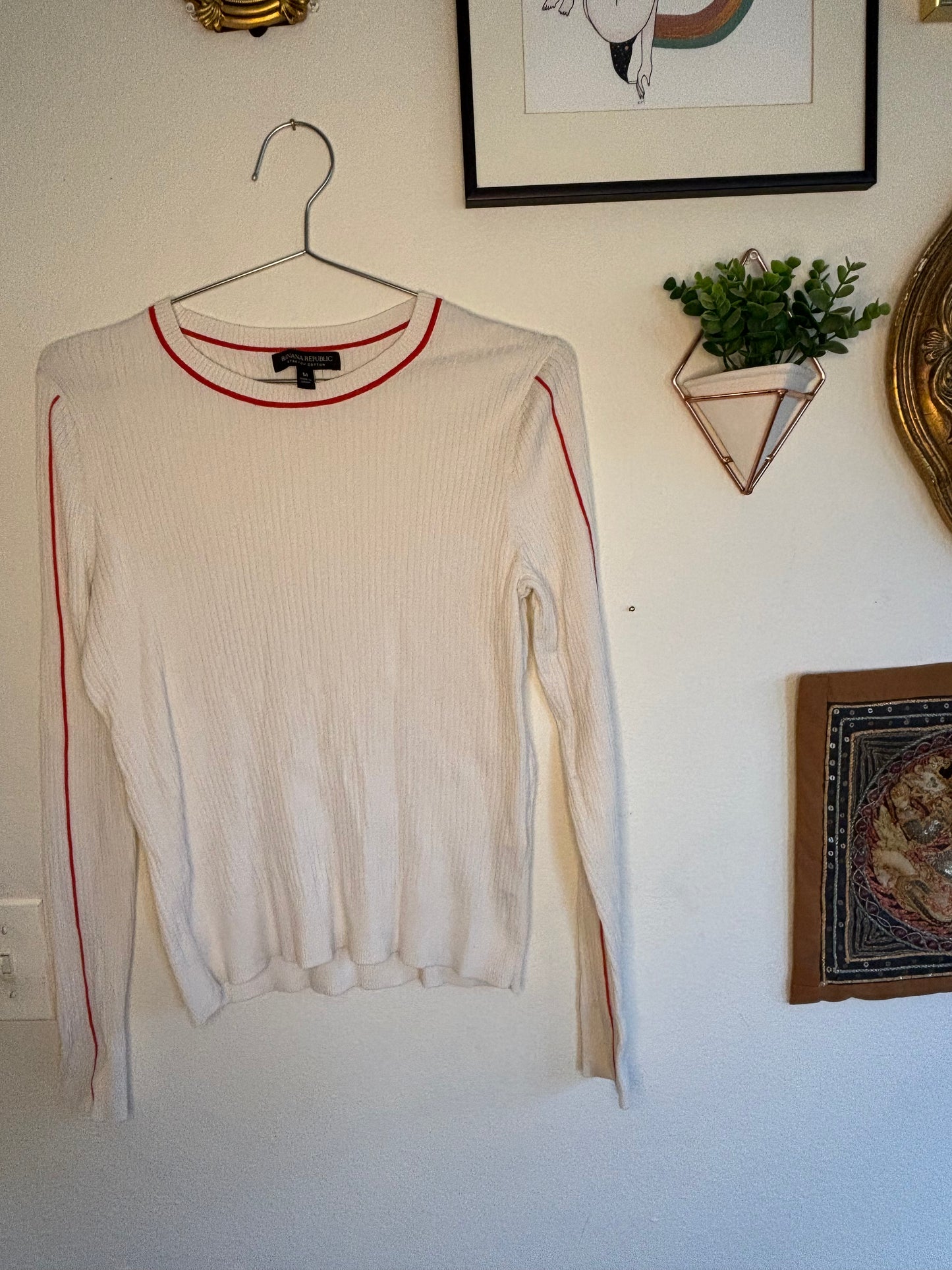 White Stripes Long Sleeve