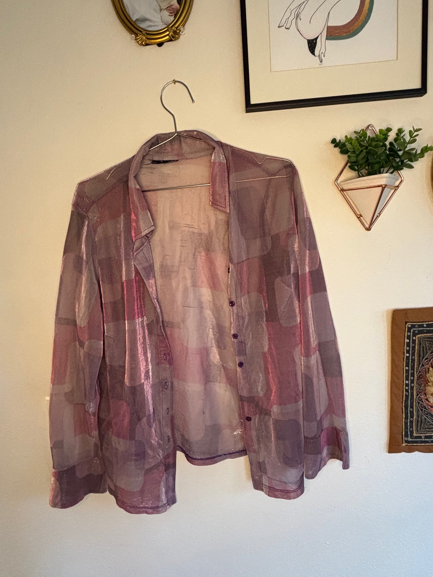 Sheer Disco Long Sleeve