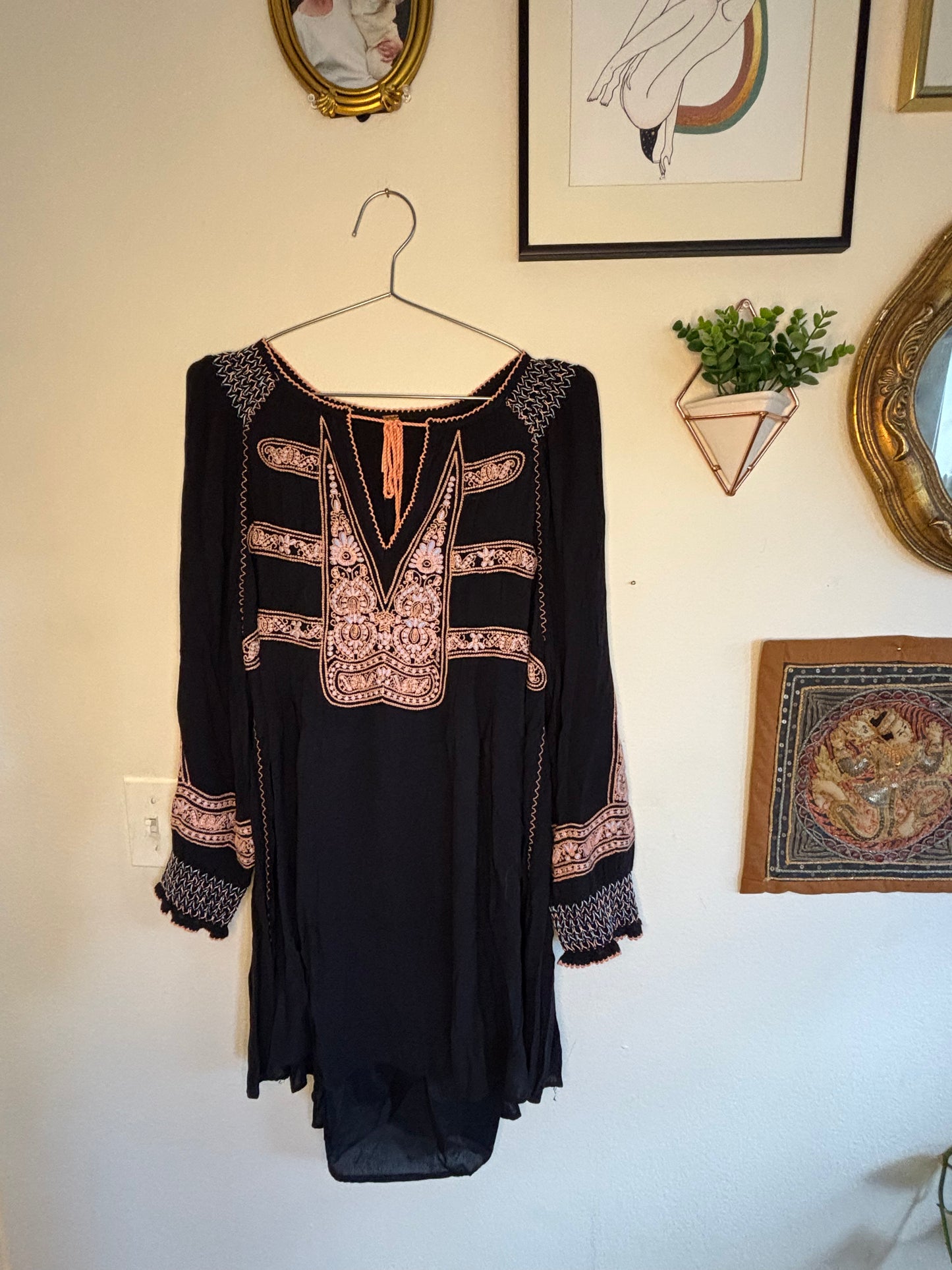 Free People Embroidered Dress