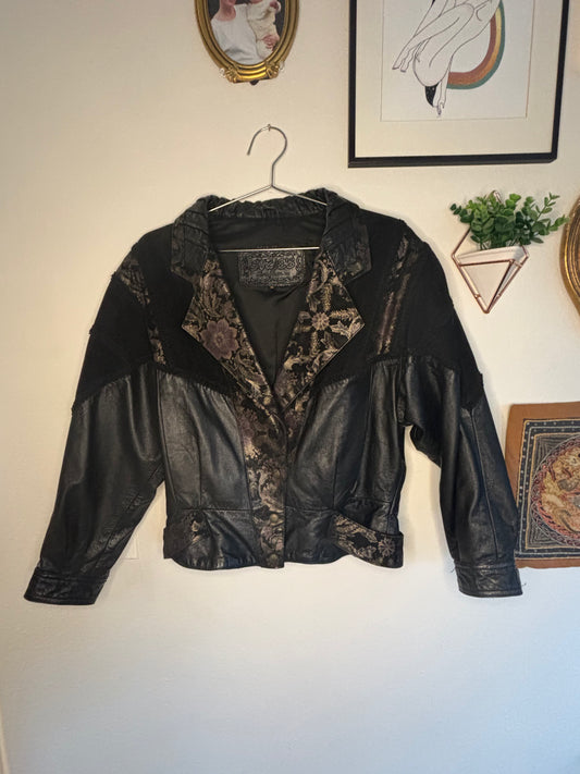 SUZIE'S Vintage Black Leather Jacket