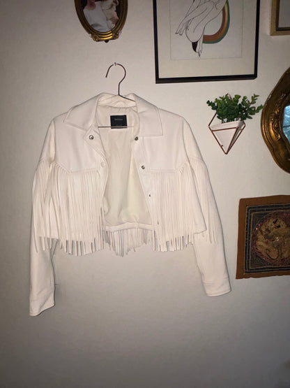 Cowboy Fringe Cropped Jacket