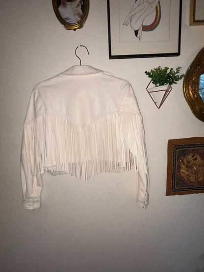 Cowboy Fringe Cropped Jacket