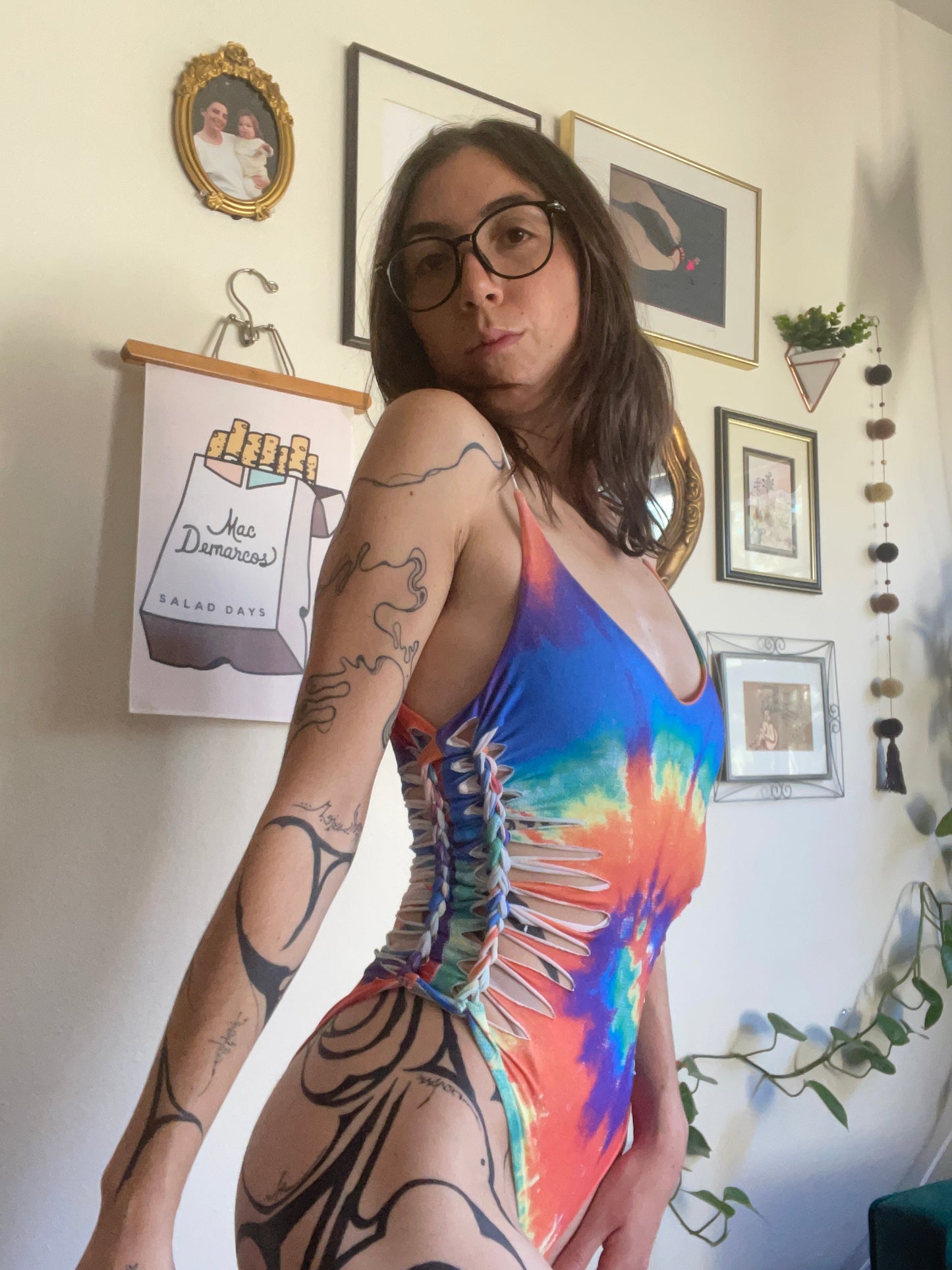 Rainbow TieDye Bodysuit