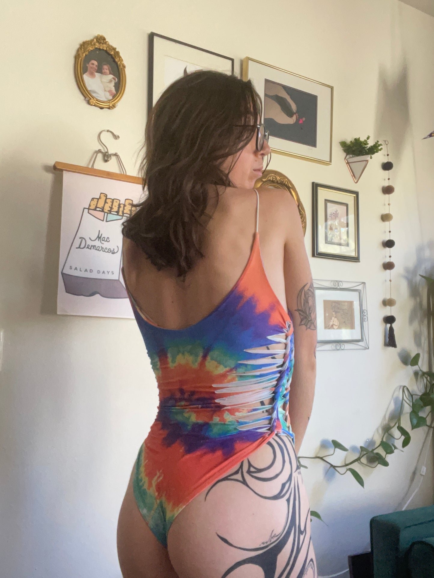Rainbow TieDye Bodysuit