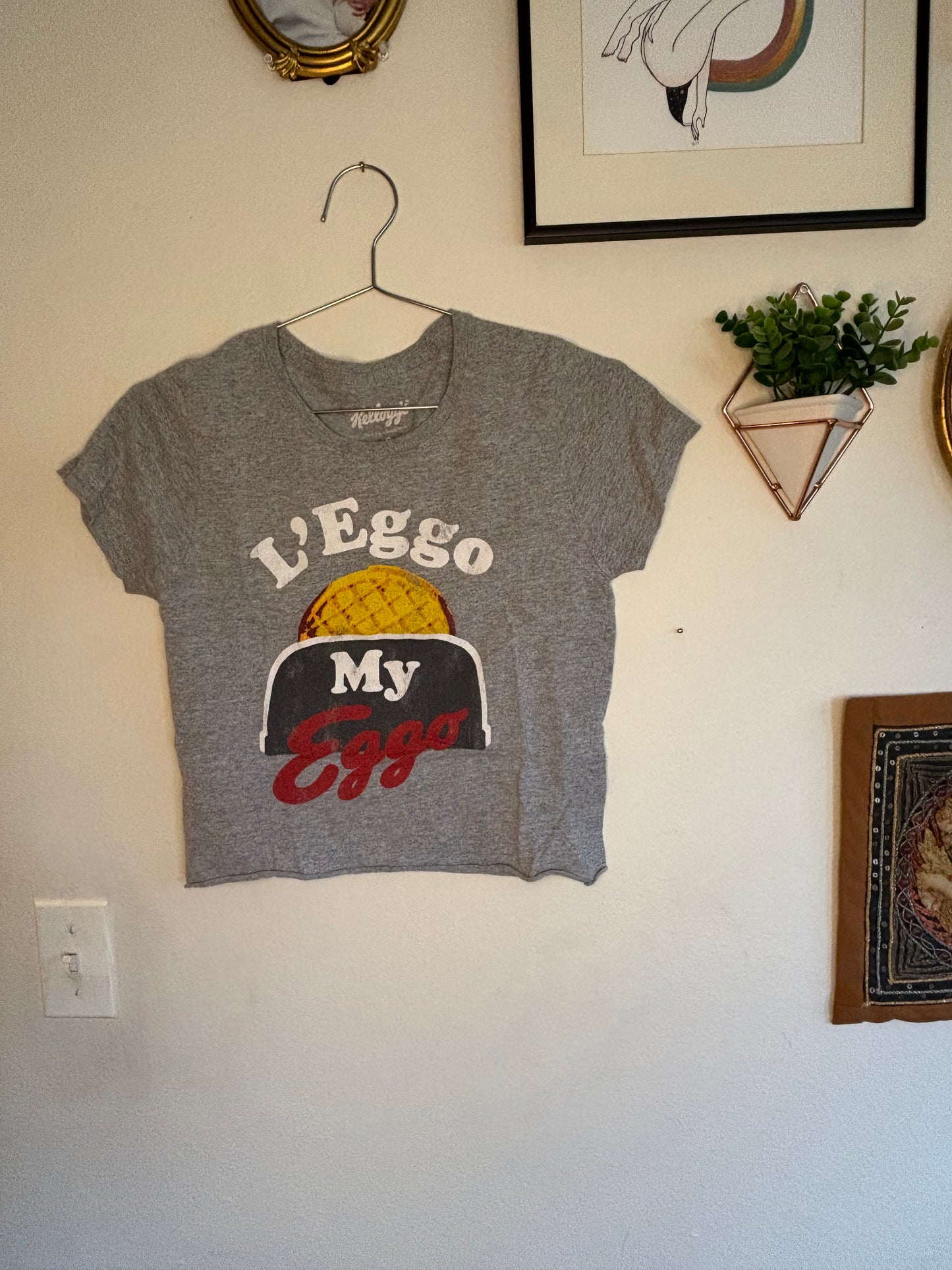 L'Eggo My Eggo Cropped Tee