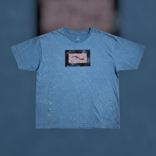 Dank Frank Blue Marble Wash Tee